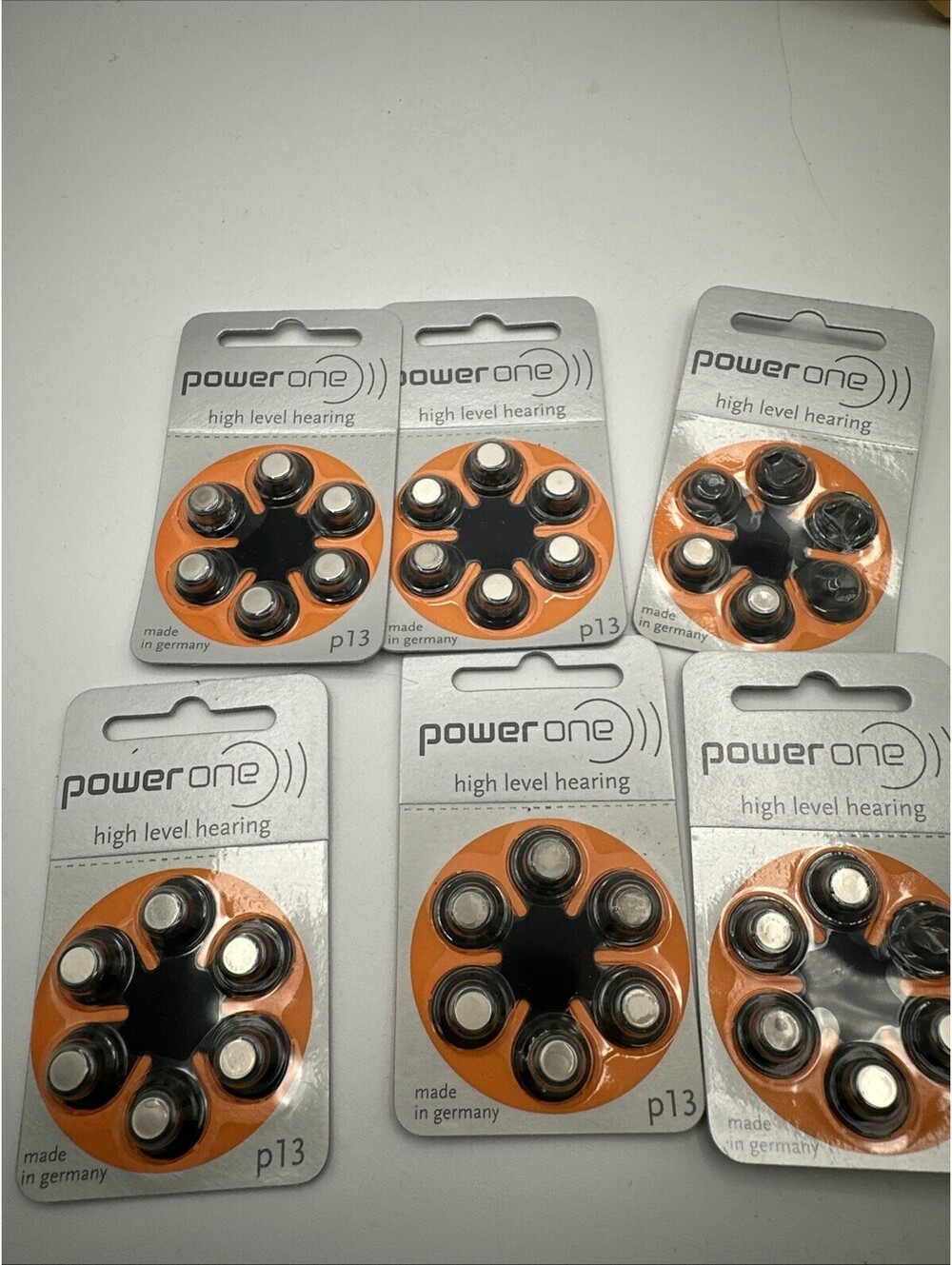 Power One - MERCURY FREE - PR48 P13 Hearing Aid Batteries (31 Pack) EXP 8/15